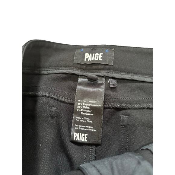 PAIGE Black Slim Ankle Pants Size 27 – Versatile Stretch Work to Weekend - Picture 5 of 5